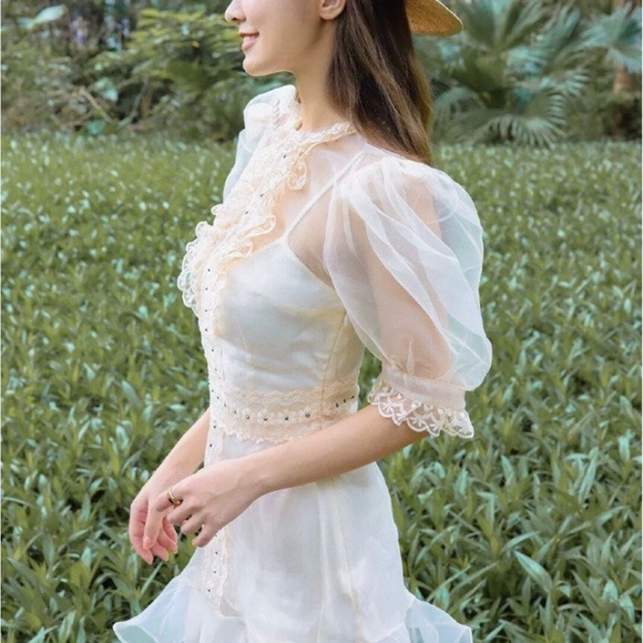 SOLD Alice McCall Chiffon Dress SZ 4 - Picture 2 of 8